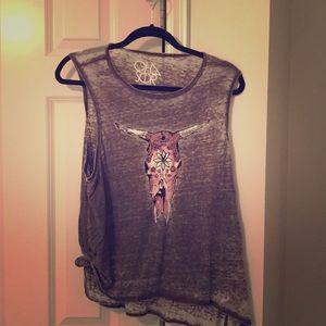 Chaser skull sleeveless t-shirt